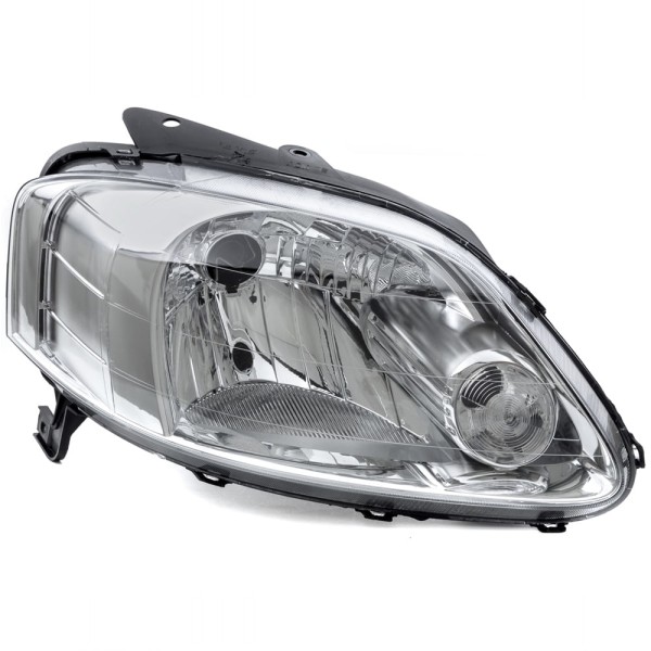 Encontraproduto.com.br - Farol Principal Foco Simples Cromado Lado Direito Fox e Spacefox 2003 até 2010