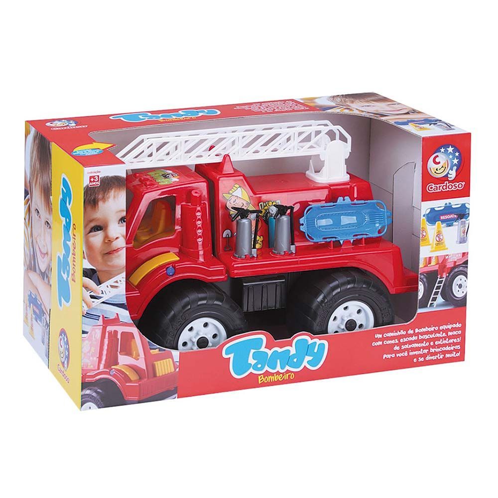 Encontraproduto.com.br - Caminhão Tandy Bombeiro 1049 Cardoso