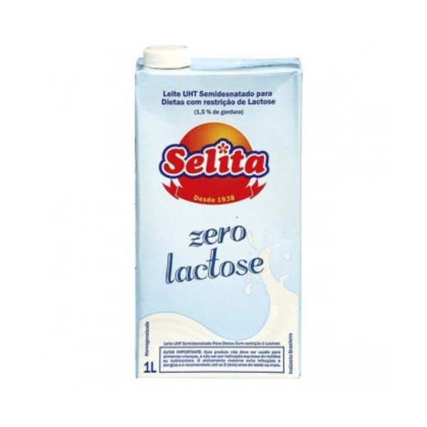 Encontraproduto.com.br - Leite Longa Vida Vida Uht Semi Desnatado Zero Lactose Selita 1 L