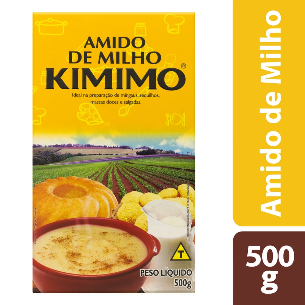 Encontraproduto.com.br - Amido de Milho Kimimo Caixeta com 500g