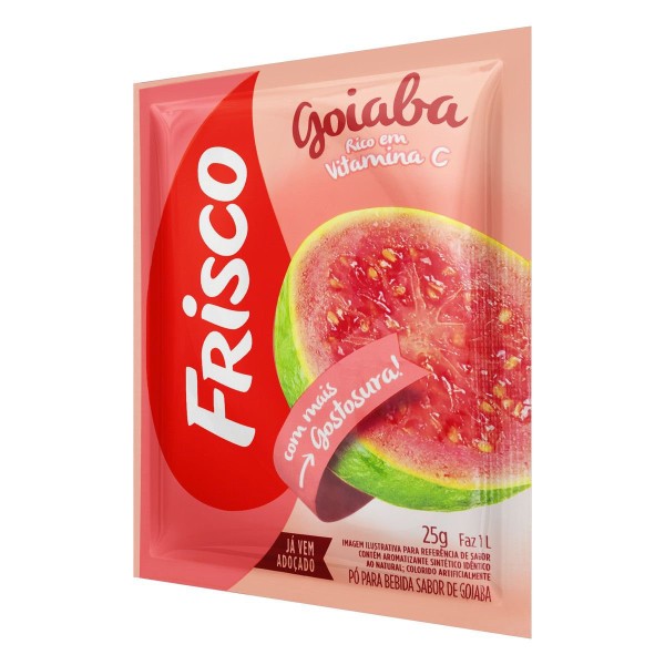 Encontraproduto.com.br - Refresco Em Pó Sabor Goiaba Frisco Embalagem 25G