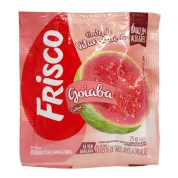 Encontraproduto.com.br - Refresco Em Pó Sabor Goiaba Frisco Embalagem 25G