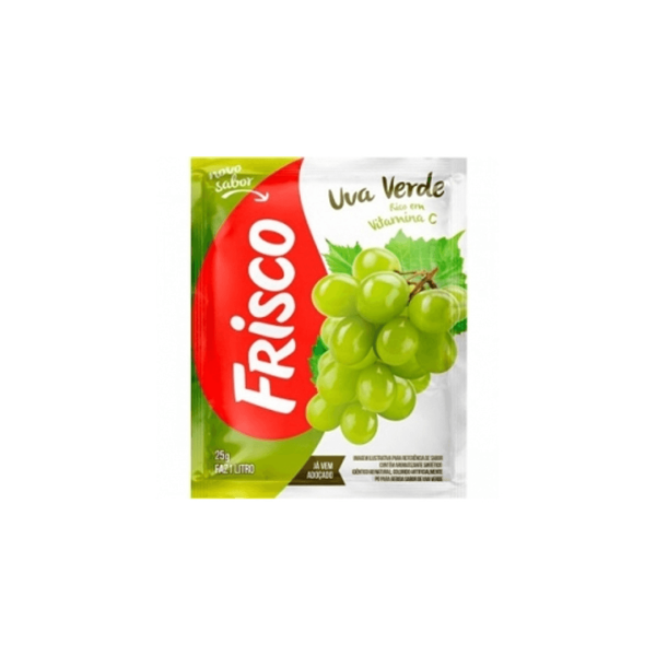 Encontraproduto.com.br - REFRESCO PO FRISCO UVA VERDE 25G