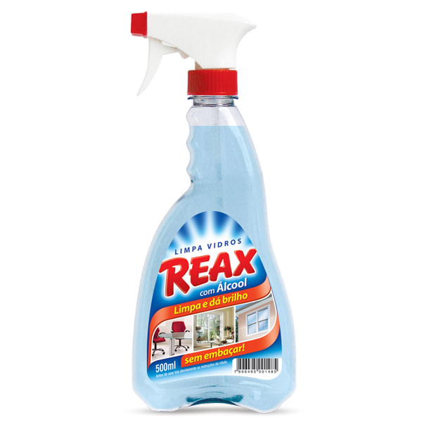Encontraproduto.com.br - Limpa vidros com álcool REAX gatilho 500ml