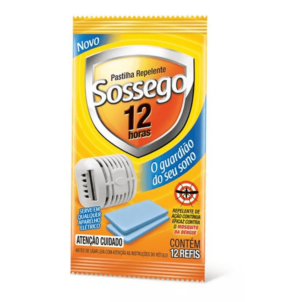 Pastilha repelente 12 Horas SOSSEGO 46g