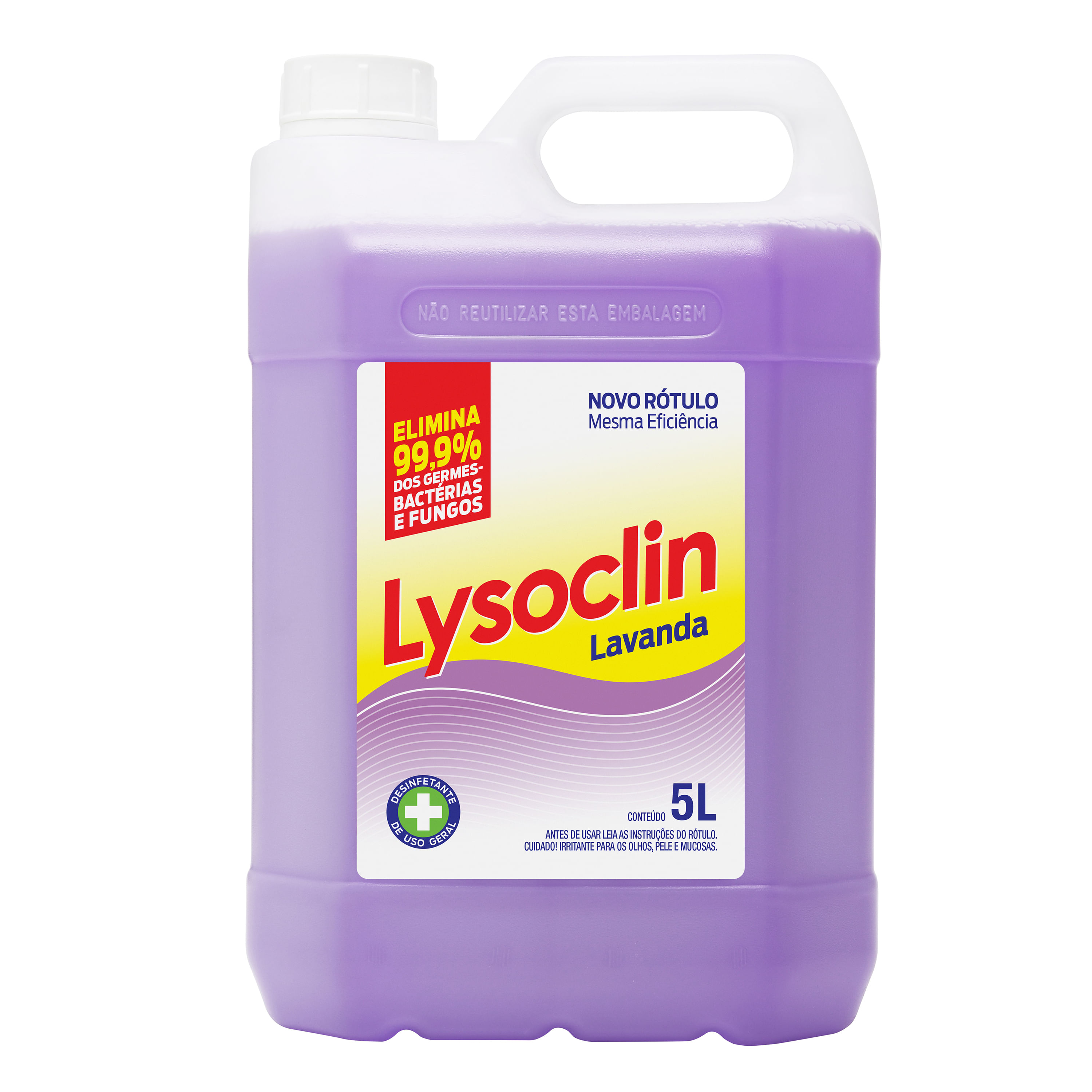 Limpador Bactericida de uso geral LYSOCLIN lavanda 5 Litros