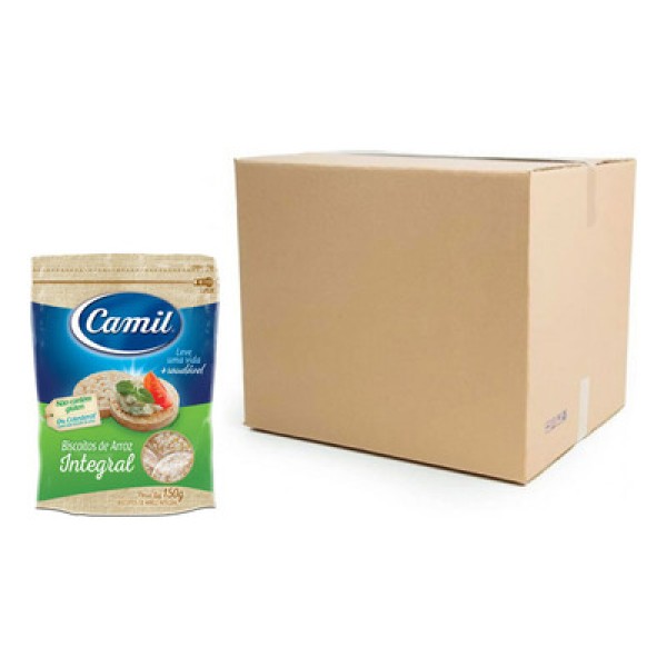 Encontraproduto.com.br - Biscoito De Arroz Integral 12x150g - Camil