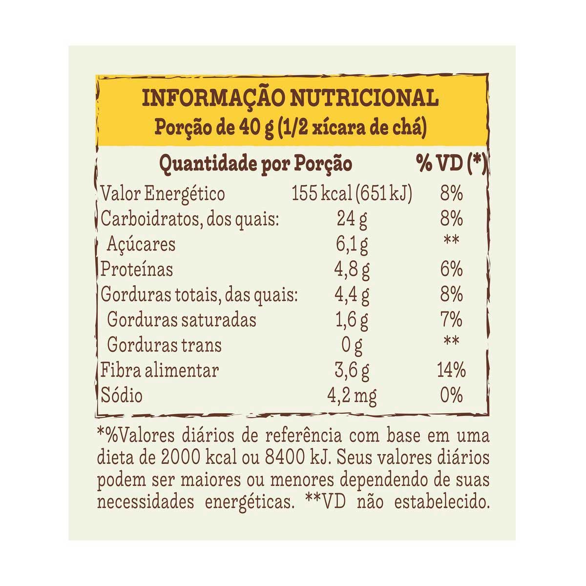 Encontraproduto.com.br - Granola Banana e Cacau 250g - Mãe Terra