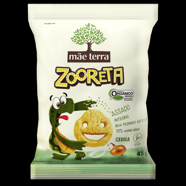 Encontraproduto.com.br - Salgadinho Orgânico Zooreta Mãe Terra 45g