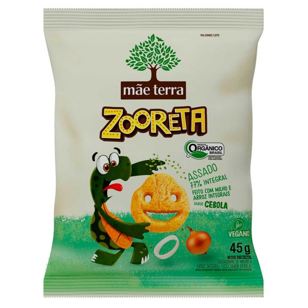 Encontraproduto.com.br - Salgadinho Orgânico Zooreta Mãe Terra 45g