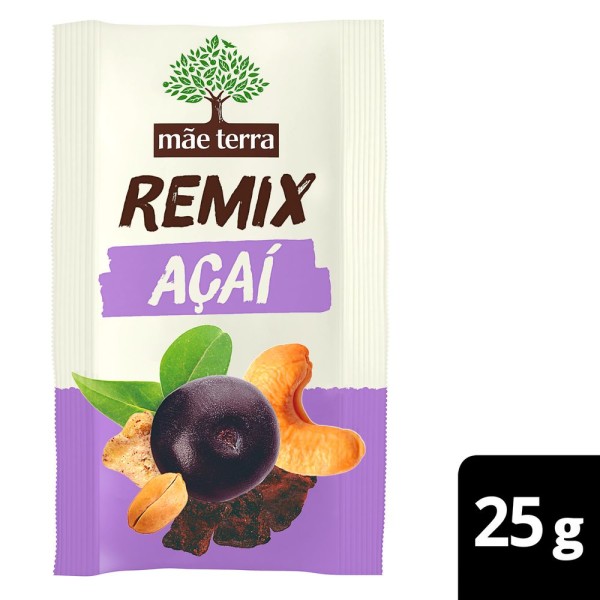 Encontraproduto.com.br - Remix Mãe Terra Açaí Contendo 9 Pacotes Com 25g Cada