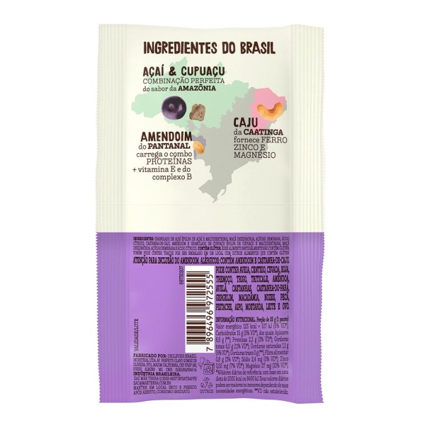 Encontraproduto.com.br - Remix Mãe Terra Açaí Contendo 9 Pacotes Com 25g Cada