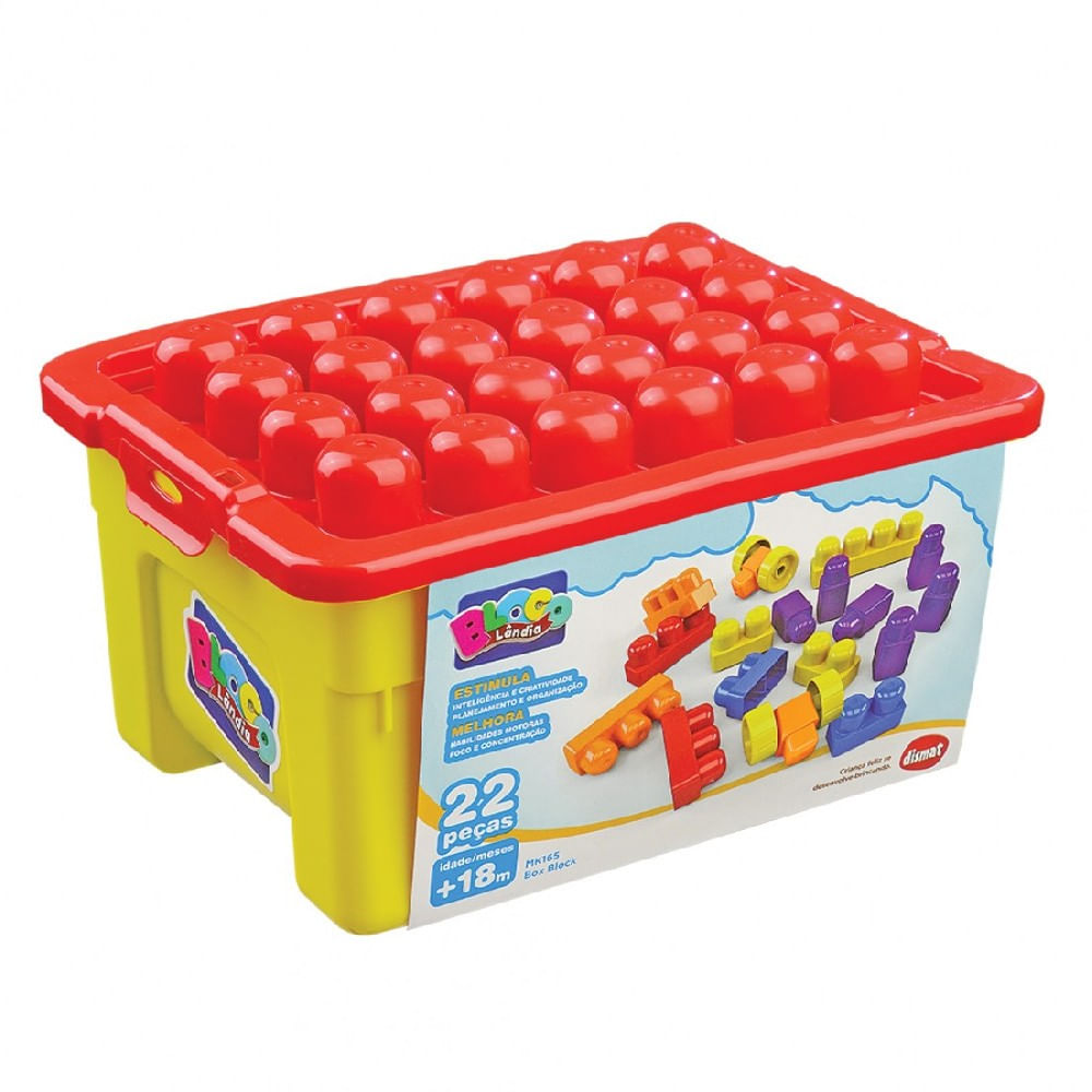 Encontraproduto.com.br - Blocos De Motar Box Block 19 Peças Mk165 Dismat