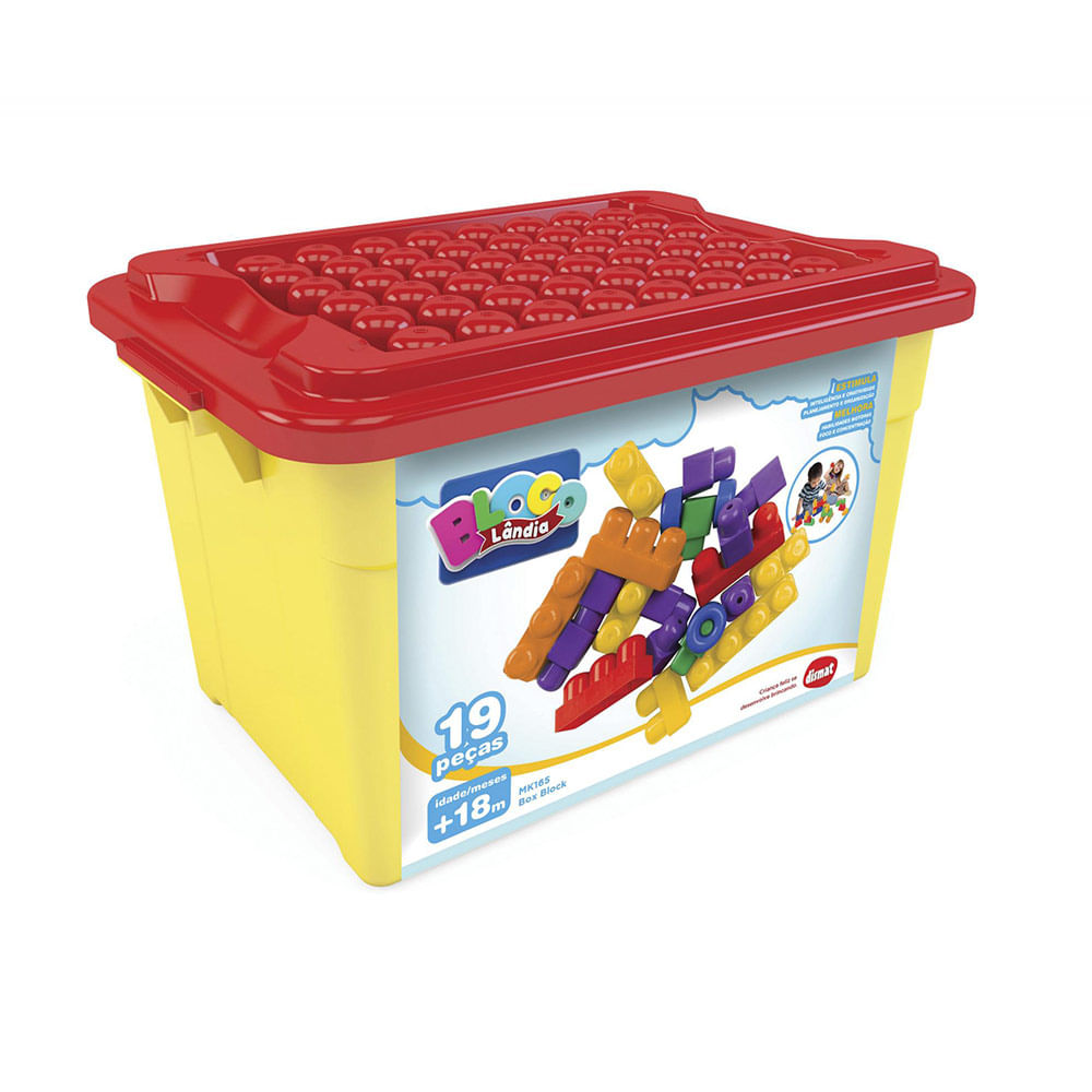 Encontraproduto.com.br - Blocos De Motar Box Block 19 Peças Mk165 Dismat