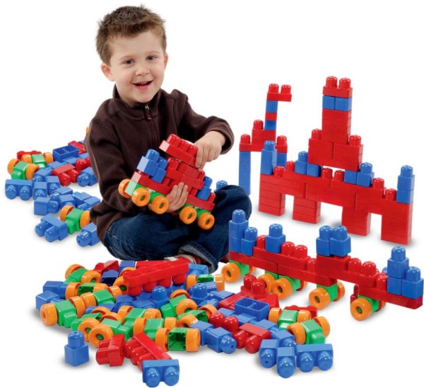 Encontraproduto.com.br - Brinquedo Super Caixa Divertida 2 120 Blocos Dismat Cores Sortidas