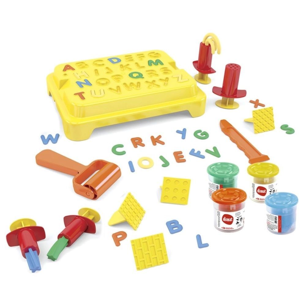 Encontraproduto.com.br - Box Com Massinha 20 Peças Dismat Mk300