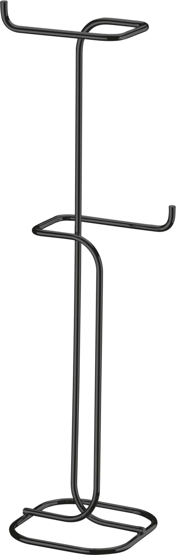 Encontraproduto.com.br - Suporte para Papel Higiênico de Chão 2 Rolos Ônix