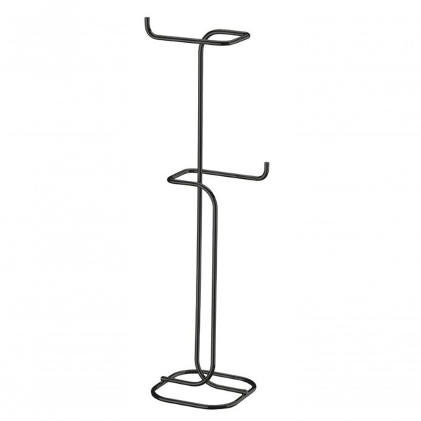 Encontraproduto.com.br - Suporte para Papel Higiênico de Chão 2 Rolos Ônix