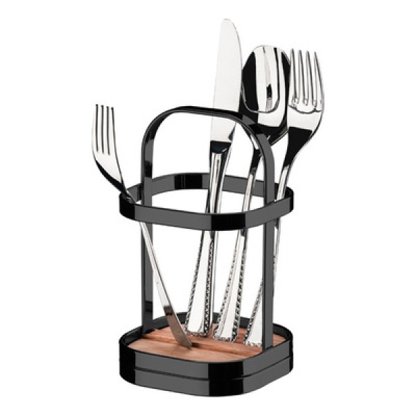 Encontraproduto.com.br - Suporte para Utensílios e Talheres Aço Ônix