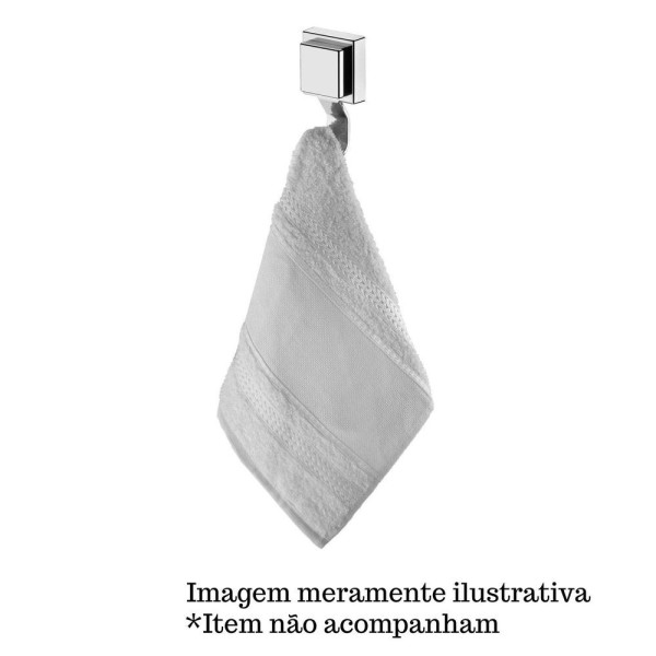 Encontraproduto.com.br - Gancho de Parede com Ventosa Cromado Suporta até 3KG