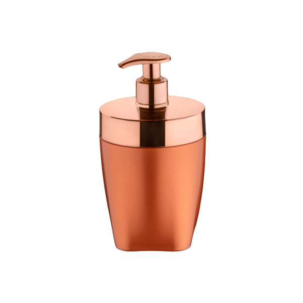 Dispenser Porta Sabonete Liquido Rose Gold 16cm