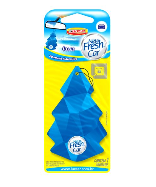 Encontraproduto.com.br - Aromatizante New Fresh Ocean cheirinho perfume automotivo Luxcar 5032