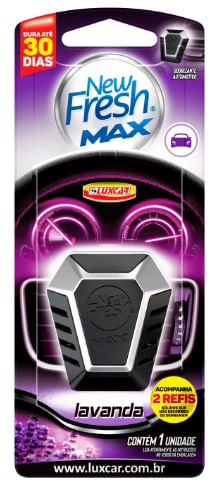 Encontraproduto.com.br - Aromatizante New Fresh max Lavanda Luxcar 5041