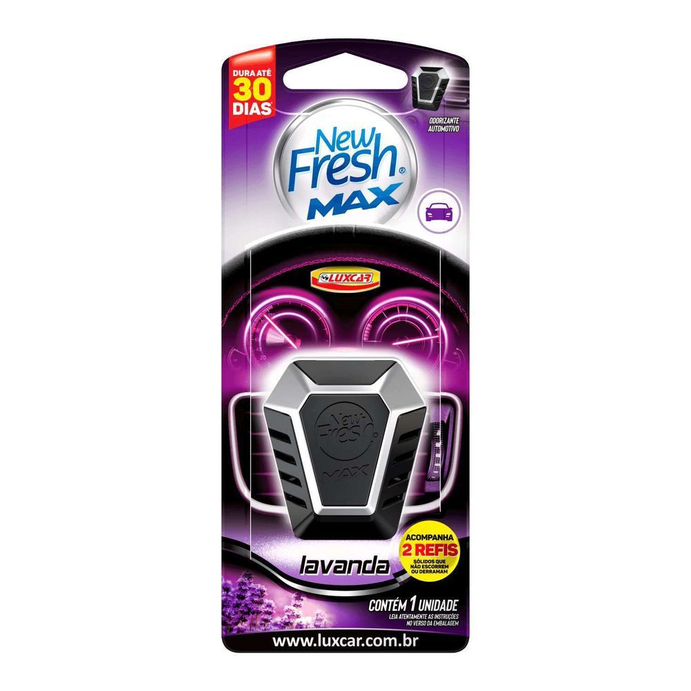 Encontraproduto.com.br - Aromatizante New Fresh max Lavanda Luxcar 5041