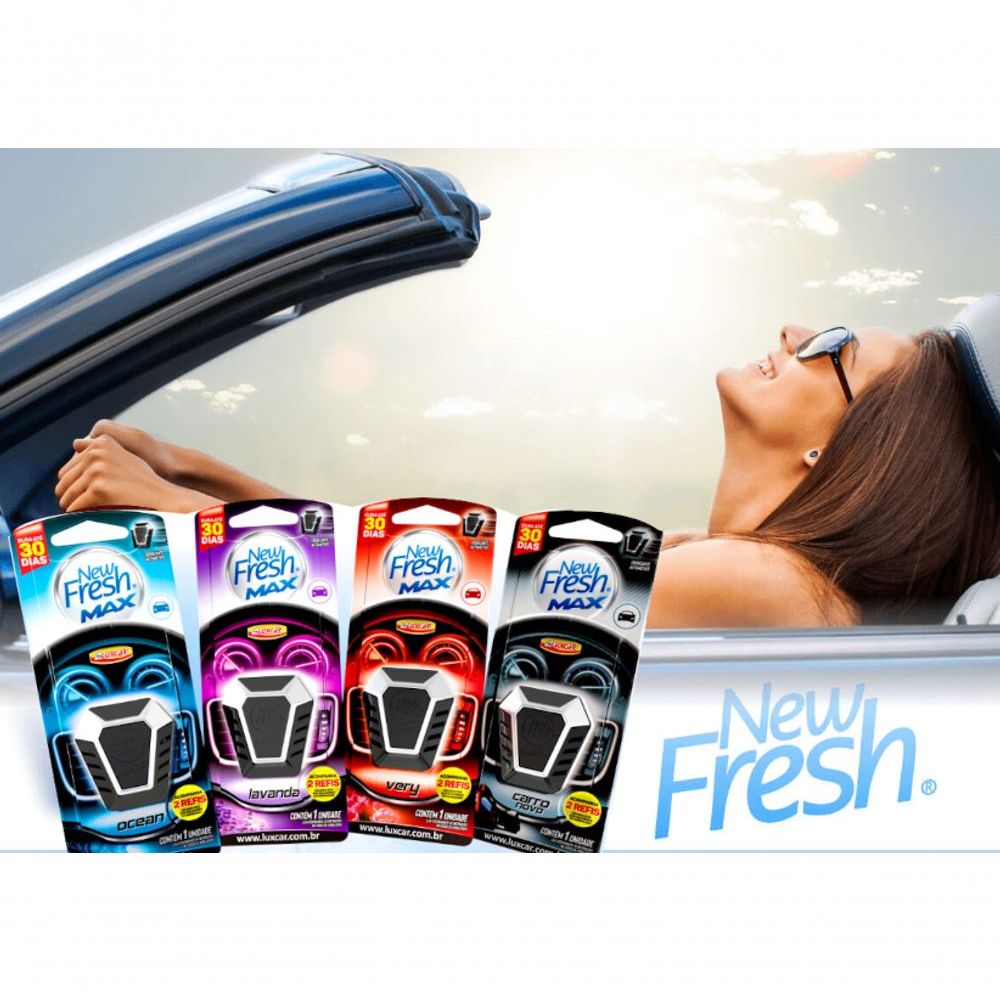 Encontraproduto.com.br - Aromatizante New Fresh max Lavanda Luxcar 5041