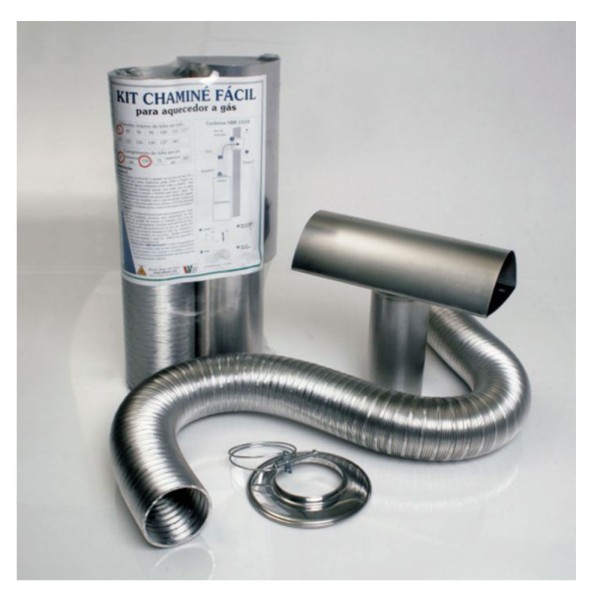 Encontraproduto.com.br - Kit Chamine 130x370mm Cano 30cm Westaflex