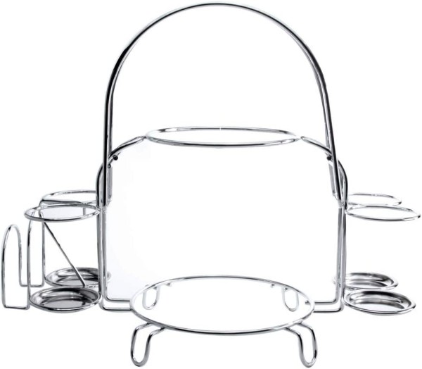 Encontraproduto.com.br - Suporte para Pratos e Talheres Brinox em Aço Cromado