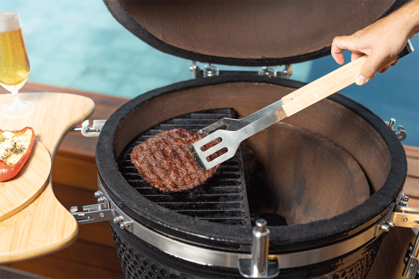 Grelha para Selar de Ferro Fundido RASCO para Kamado Grande Preto