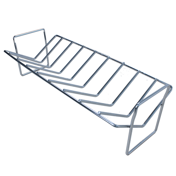 Suporte para Assar e Servir Costelas RASCO - 41cm - aço inox Inox