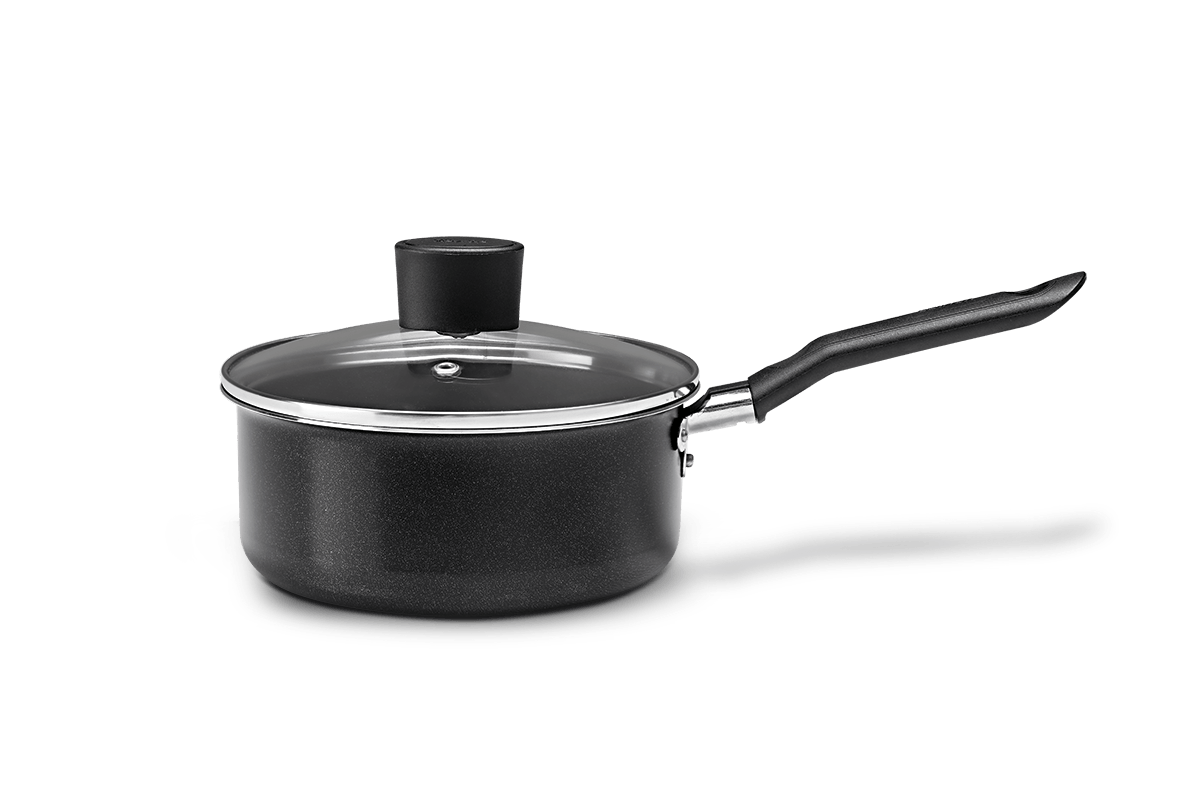 Panela com tampa 2,5 litros - Ebony - Brinox 20 x 9 cm 2,5 L