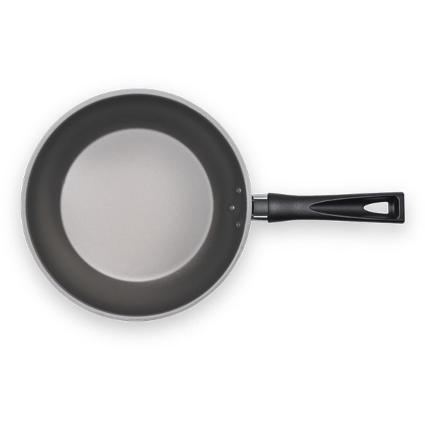Encontraproduto.com.br - Frigideira Antiaderente 20 cm Pro-Flon Cor Vermelho Ruby Brinox