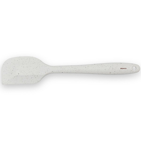 Encontraproduto.com.br - Espátula Silicone 28 cm Cor Vanilla Para Panela Antiaderente Linha Flex Brinox