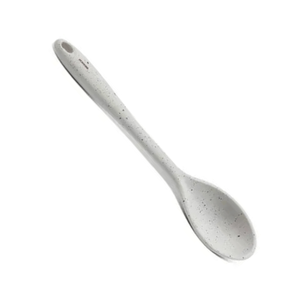 Encontraproduto.com.br - Colher Silicone 27,5 cm Cor Vanilla Para Panela Antiaderente Linha Flex Brinox