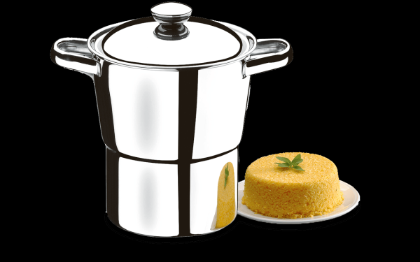 Encontraproduto.com.br - Cuscuzeira Brinox 16cm de diâmetro (19cm total) estrutura 100% em aço inoxidável polido sem revestimento 2L - Linha Lyon