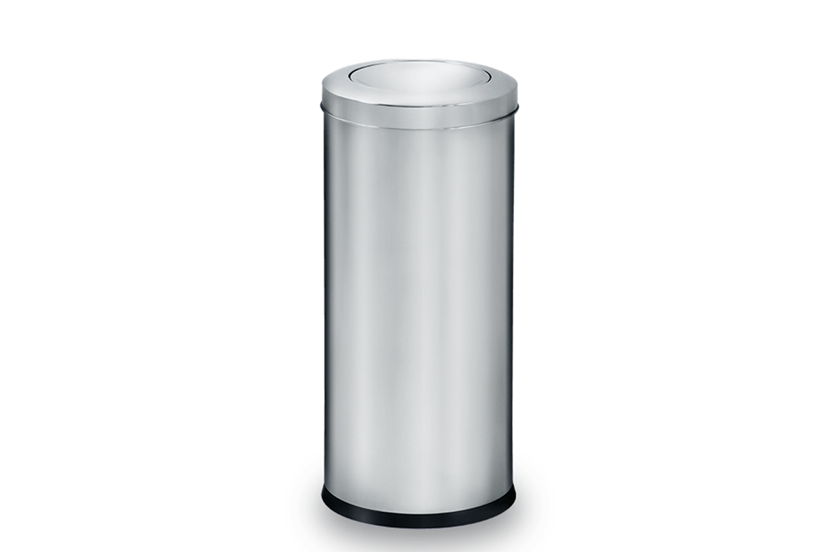 Lixeira Inox Tampa Basculante 28,17L Decorline 25x60cm