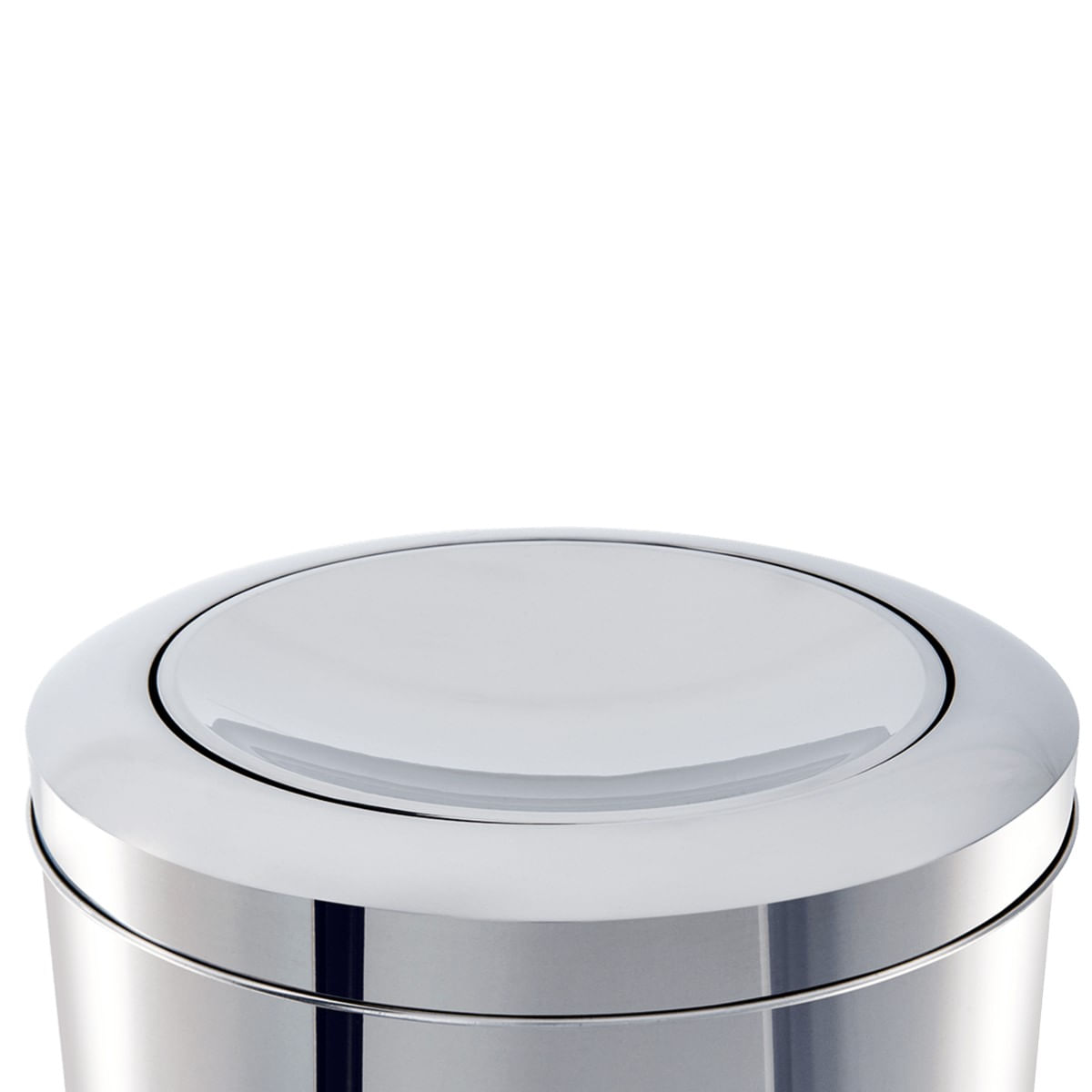 Encontraproduto.com.br - Lixeira Inox  Tampa Basculante 40,5Litros Decorline 30x60
