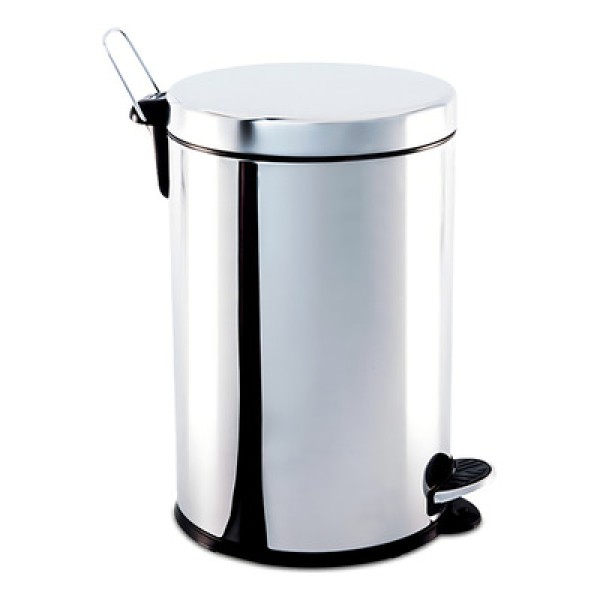 Encontraproduto.com.br - Lixeira Inox  Pedal e Balde 3L Decorlinelixeiras Ø 17x27cm