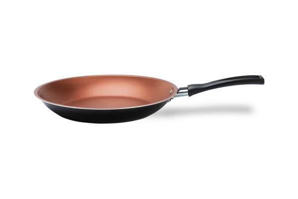 Encontraproduto.com.br - Frigideira 20 cm 880 ml Revestimento Pro-flon Antiaderente Cor Cinza Range Linha Topázio Brinox