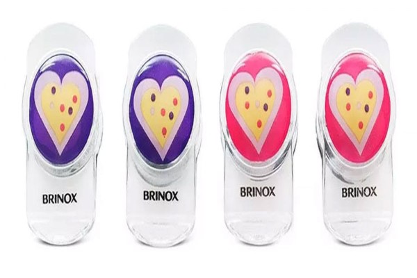 Clip Magnético Multiuso 4 Peças Coração Descomplica Brinox - Brinox