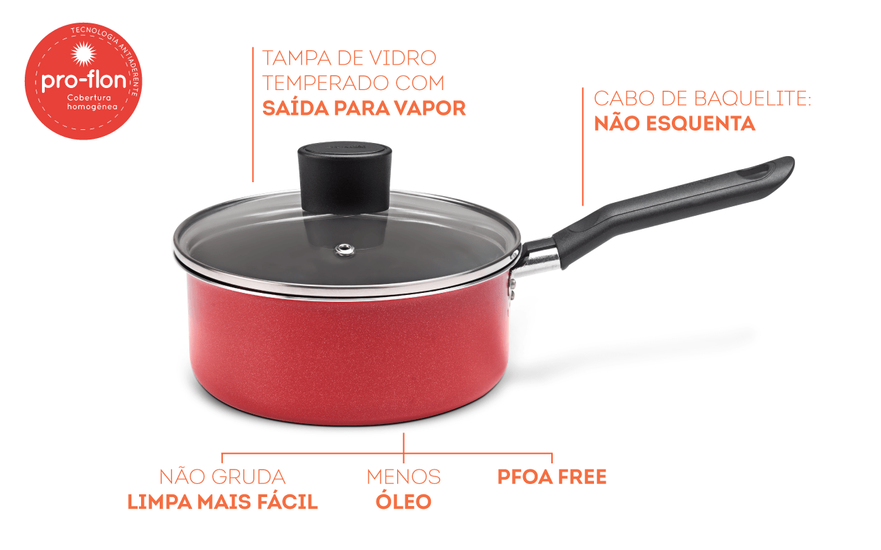 Encontraproduto.com.br - Panela Tampa Garlic Ø 18 X 8 1,75L 18 x 8 1,75L