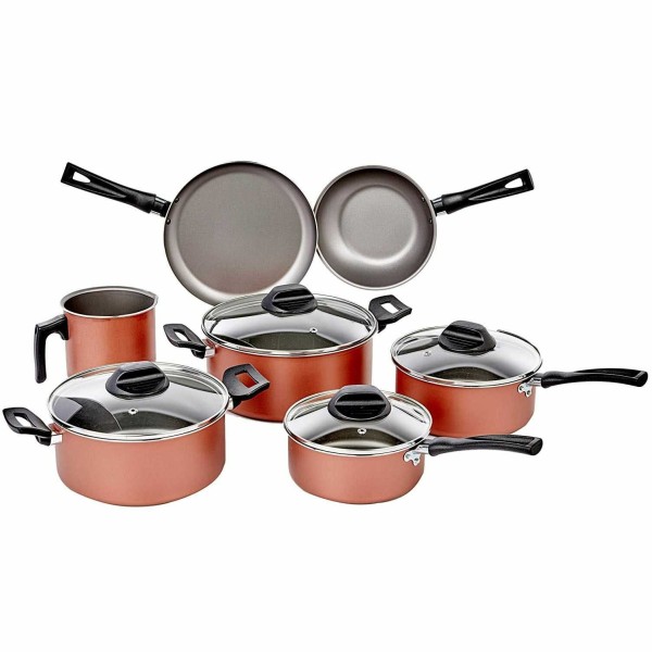 Encontraproduto.com.br - Jogo De Panelas Brinox 7 Peças Clove Cobre 7111/401