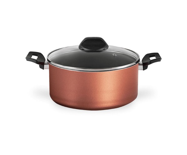 Encontraproduto.com.br - Jogo De Panelas Brinox 7 Peças Clove Cobre 7111/401