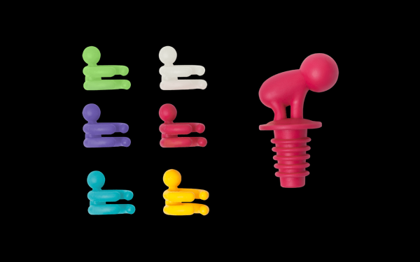 Encontraproduto.com.br - Marca Taça Brinox com Tampa Silicone Com 7 Peças