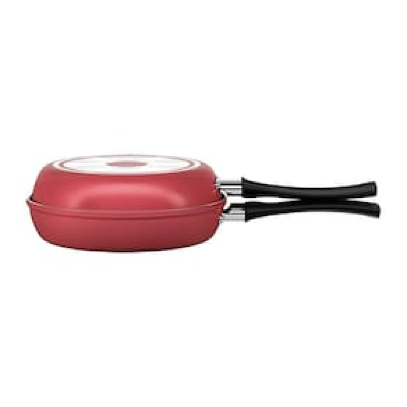 Omeleteira Chilli Antiaderente Pro-Flon 14Cm Brinox Vermelho