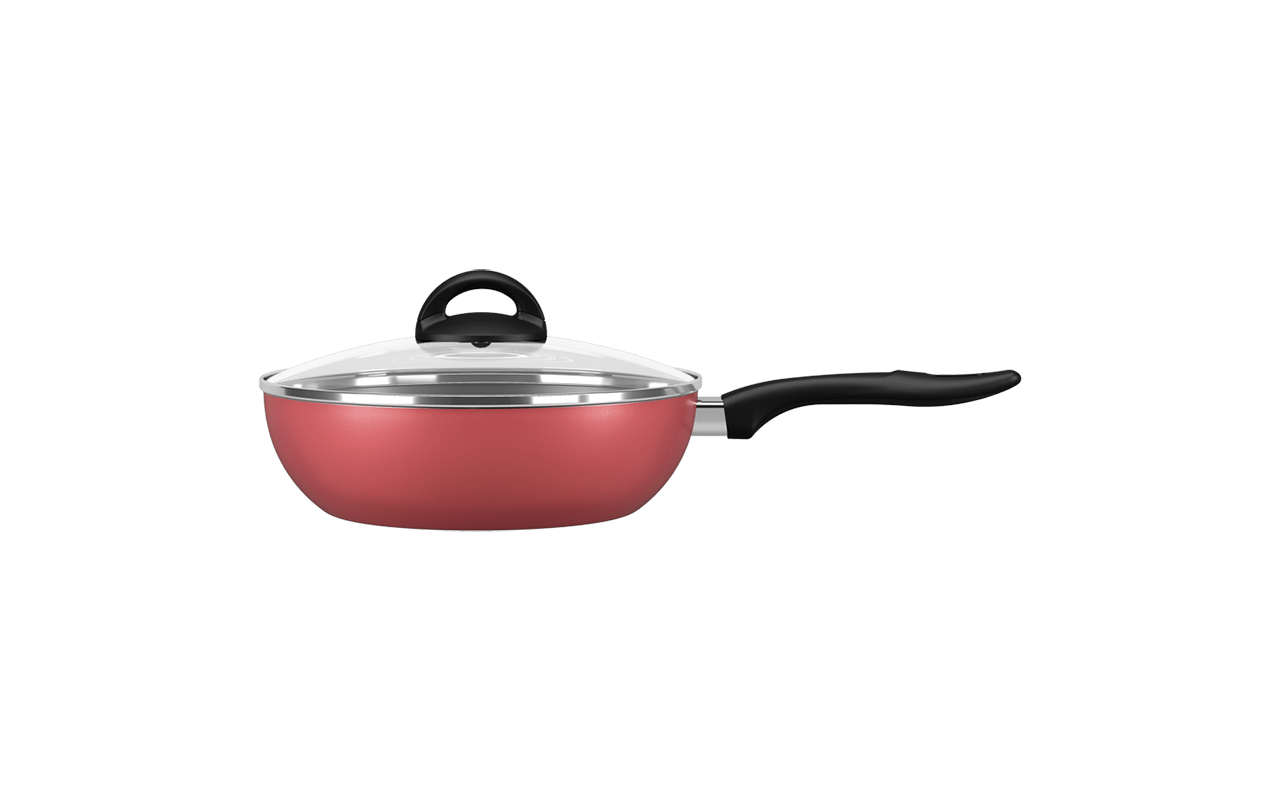 Wok Ø28cm com tampa 4,1 L Chilli  Ø 28 x 9 cm 4,1L