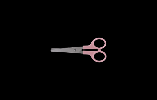 Tesoura Escolar Rosa Tesouras Brinox 4 1/2